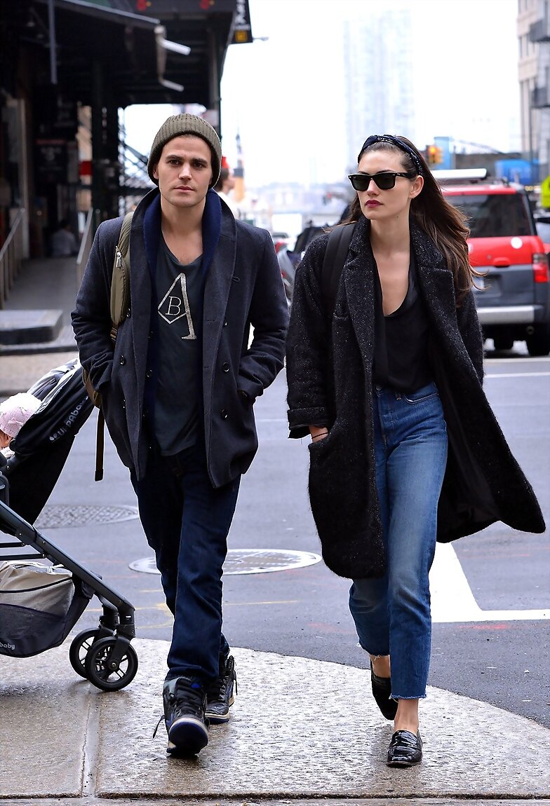 Phoebe Tonkin Paul Wesley- Manhattan New York 2016