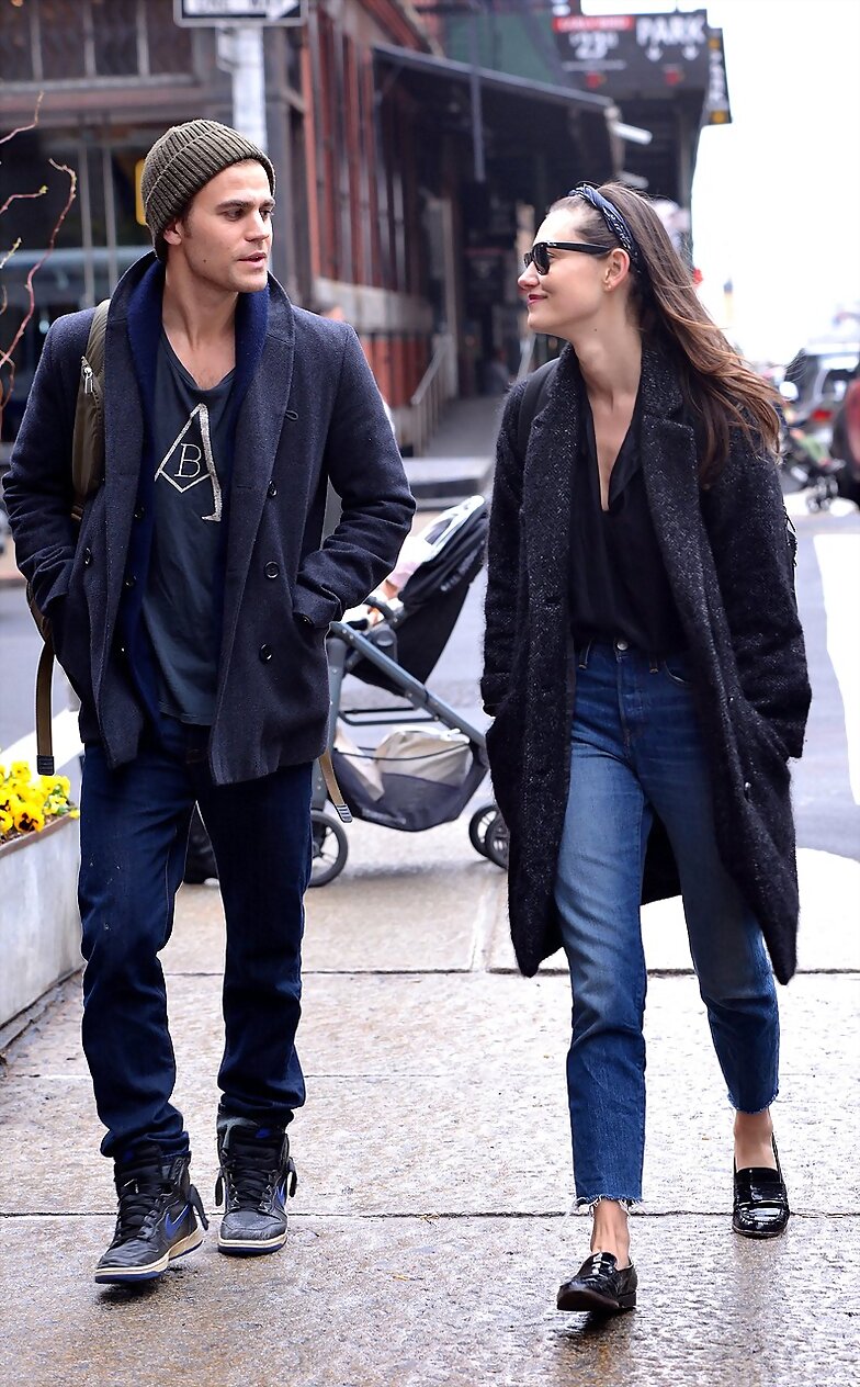 Phoebe Tonkin Paul Wesley- Manhattan New York 2016