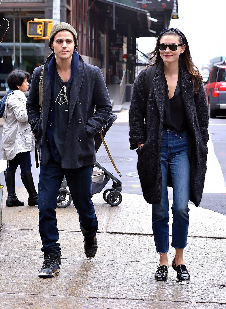 Phoebe Tonkin Paul Wesley- Manhattan New York 2016