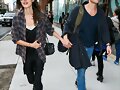 Phoebe Tonkin &amp; Paul Wesley - Soho, New York 2016