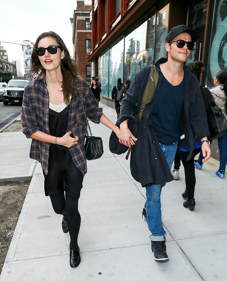 Phoebe Tonkin & Paul Wesley - Soho, New York 2016