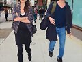Phoebe Tonkin &amp; Paul Wesley - Soho, New York 2016