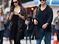 Phoebe Tonkin &amp; Paul Wesley - Soho, New York 2016