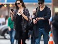 Phoebe Tonkin &amp; Paul Wesley - Soho, New York 2016