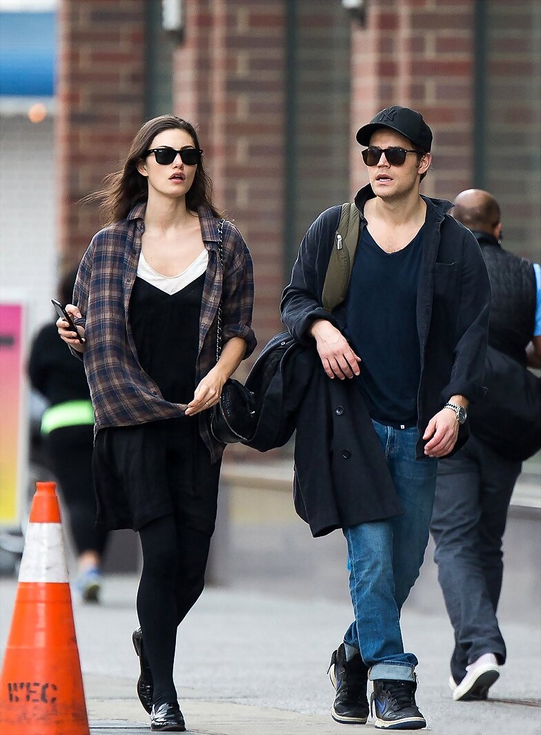 Phoebe Tonkin & Paul Wesley - Soho, New York 2016