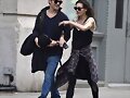 Phoebe Tonkin &amp; Paul Wesley - Soho, New York 2016