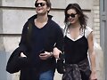 Phoebe Tonkin &amp; Paul Wesley - Soho, New York 2016