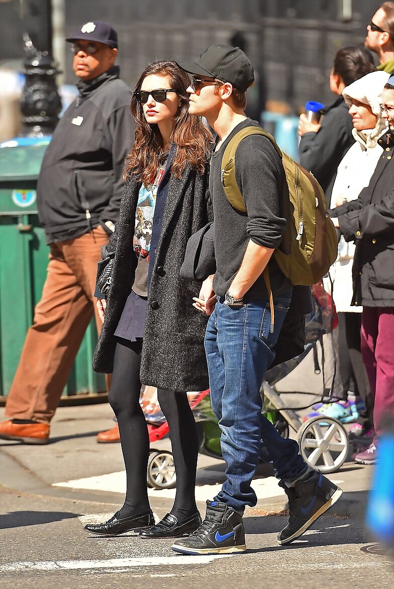 Phoebe Tonkin & Paul Wesley - New York, March 2016