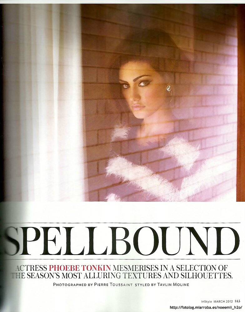 Phoebe Tonkin sesión de fotos - InStyle (Mar,2012)