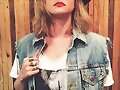 Cariba Heine photoshoot Mar Vista Art Dept 2015