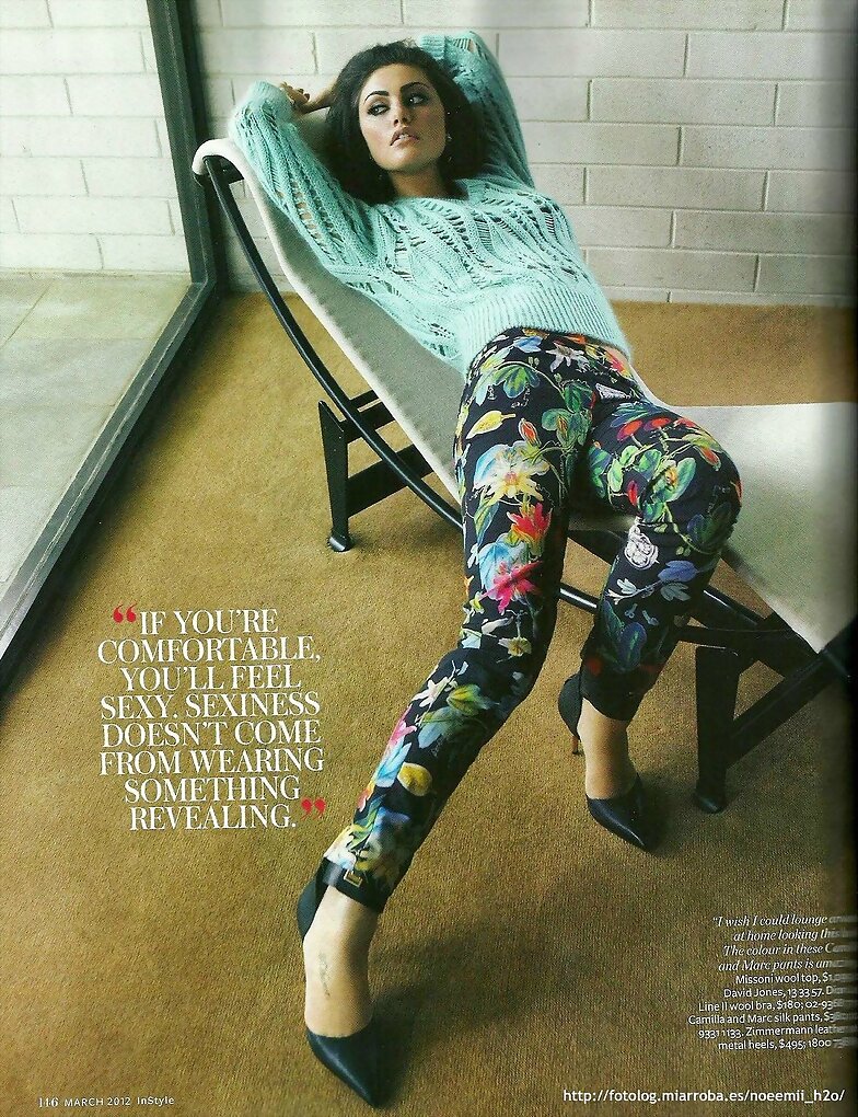 Phoebe Tonkin sesión de fotos - InStyle (Mar,2012)