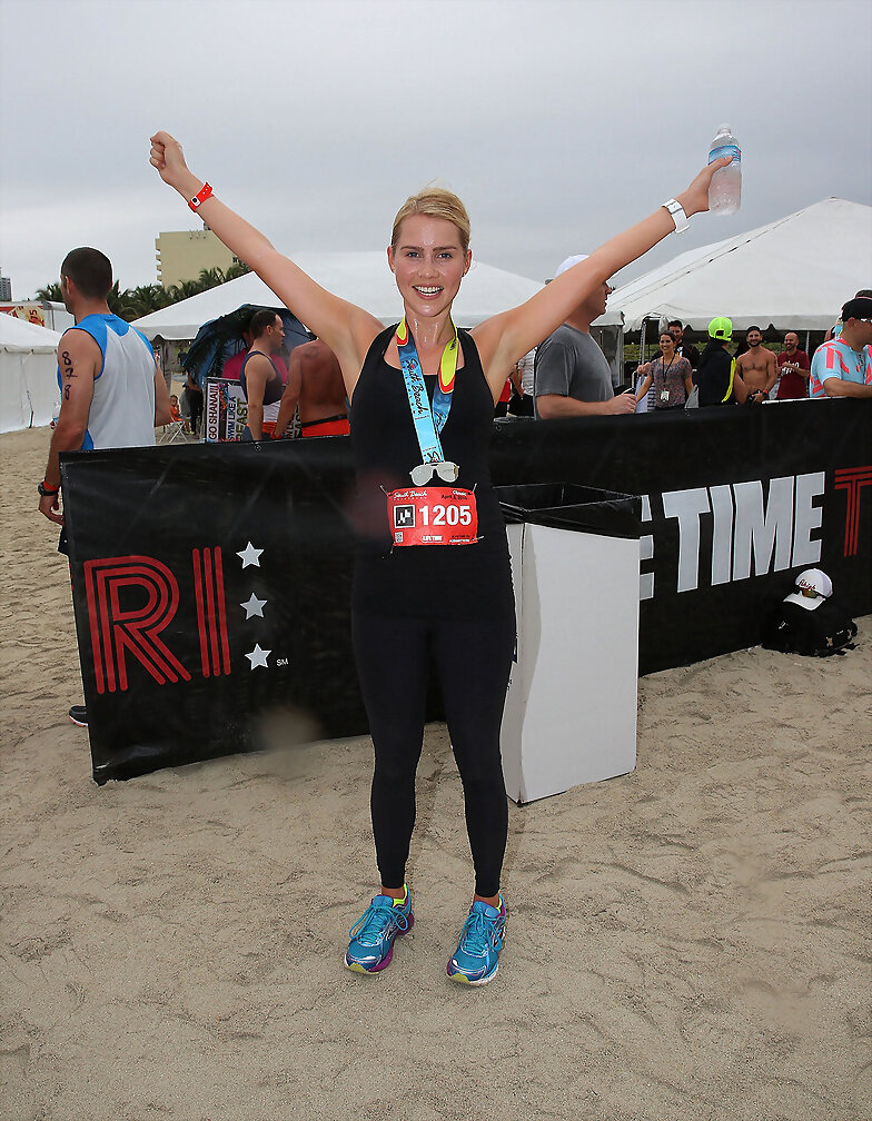 Claire Holt - 2016 Life Time South Beach Triathlon