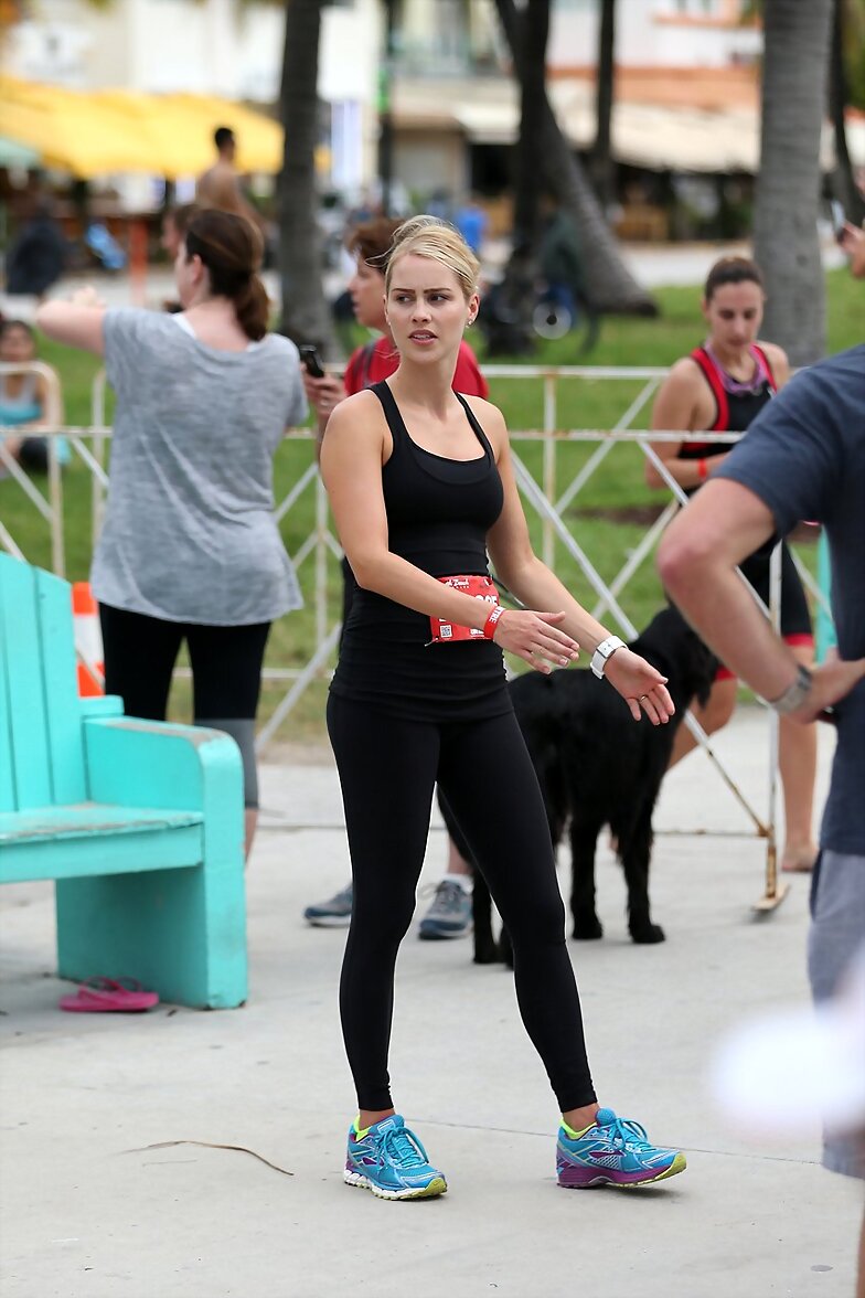 Claire Holt - 2016 Life Time South Beach Triathlon