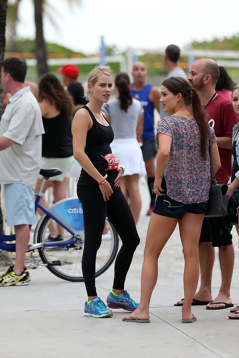 Claire Holt - 2016 Life Time South Beach Triathlon
