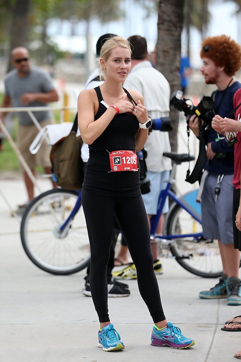 Claire Holt - 2016 Life Time South Beach Triathlon
