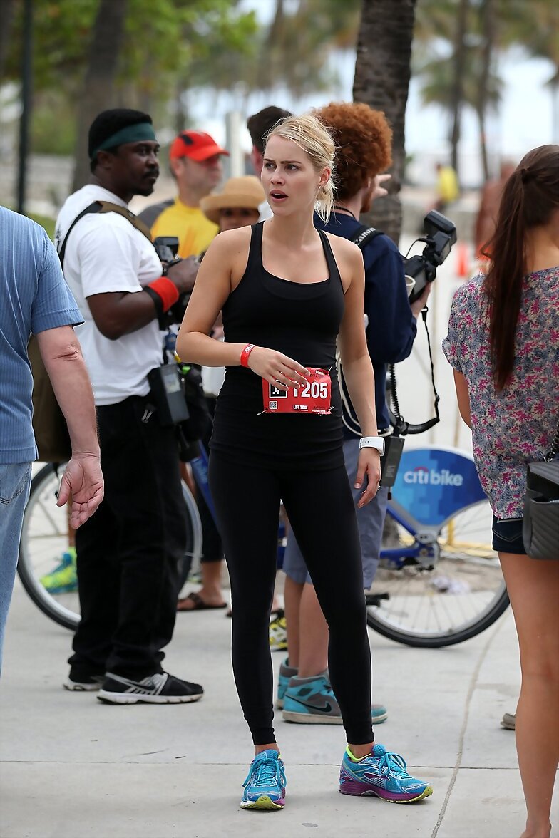Claire Holt - 2016 Life Time South Beach Triathlon