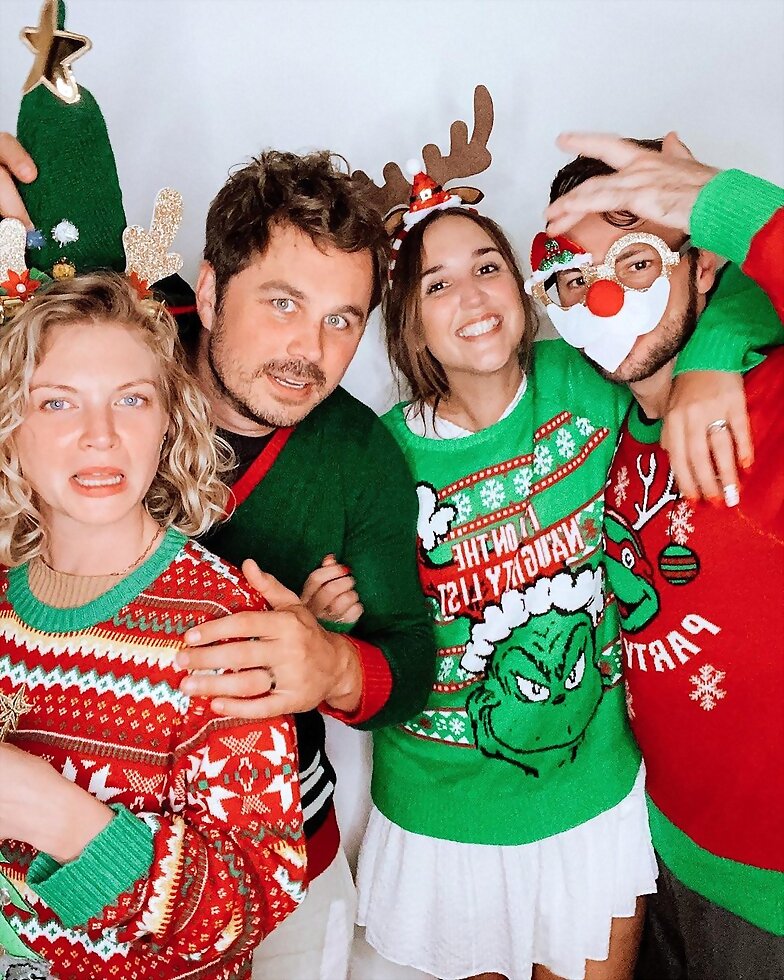 Cariba Heine con su familia en Navidad | 2020