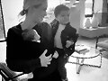 Claire Holt con sus hijos James y Elle Holt Joblon