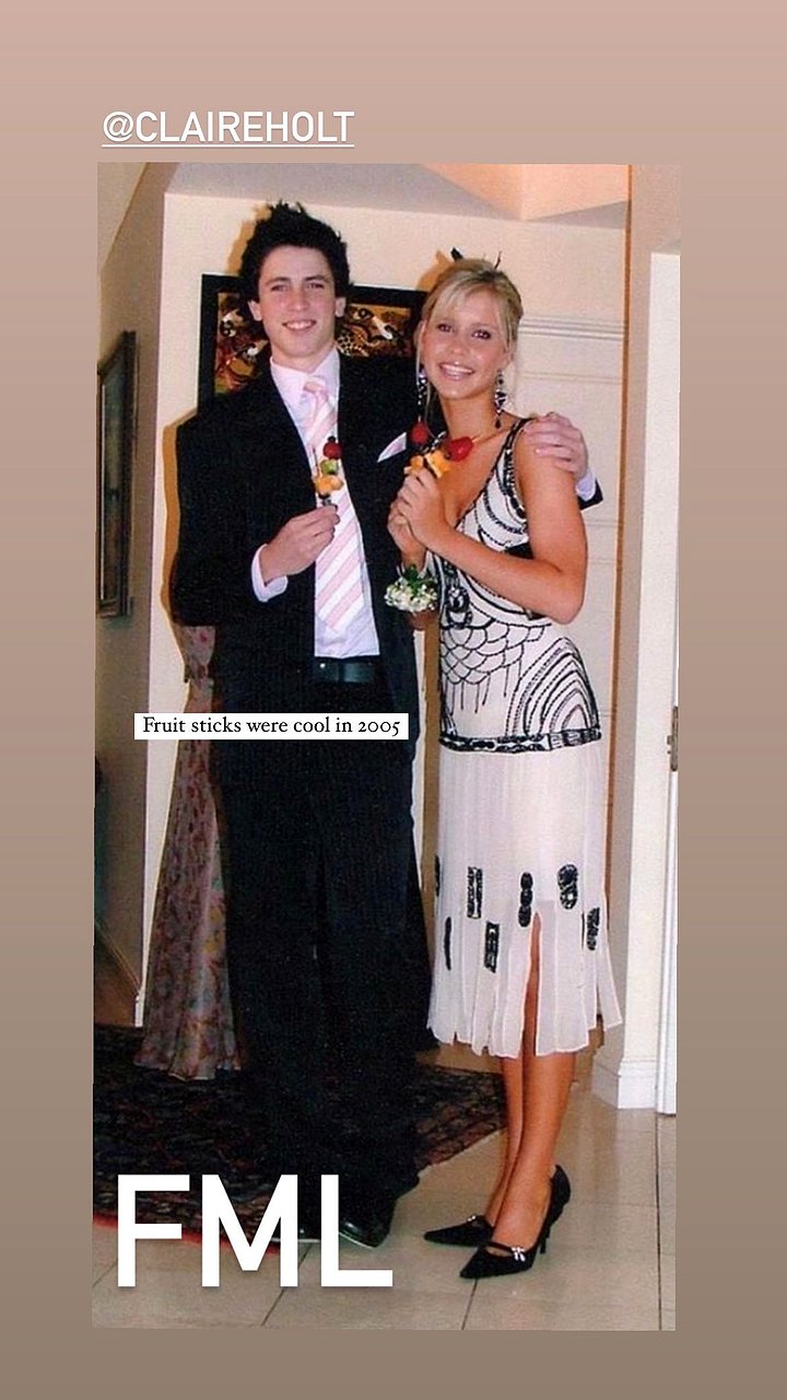 Claire Holt & Scott Tweedie foto de la prom