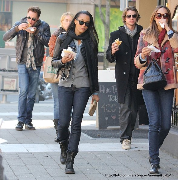 Joey Dakota' Stars Grabbing A Japadog In Vancouver