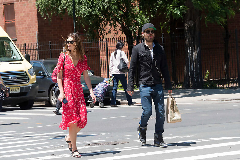 Phoebe Tonkin & Paul Wesley 2016 East Village NYC