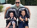 Claire Holt con sus hijos Elle y James Holt Joblon