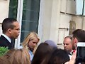 Claire Holt con fans en Paris, Francia, May 2016