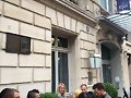 Claire Holt con fans en Paris, Francia, May 2016