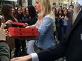 Claire Holt con fans en Paris, Francia, May 2016