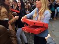Claire Holt con fans en Paris, Francia, May 2016