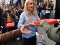 Claire Holt con fans en Paris, Francia, May 2016