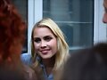 Claire Holt con fans en Paris, Francia, May 2016