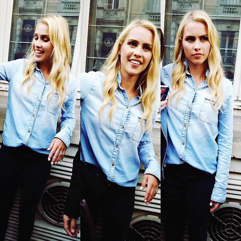 Claire Holt con fans en Paris, Francia, May 2016