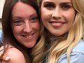 Claire Holt con fans en Paris, Francia, May 2016