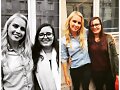 Claire Holt con fans en Paris, Francia, May 2016
