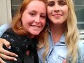 Claire Holt con fans en Paris, Francia, May 2016
