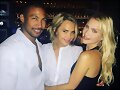 Claire Holt con amigos en Paris, Francia, May 2016