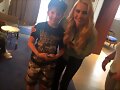 Claire Holt con fans en Paris, Francia, May 2016