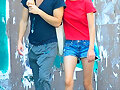Phoebe Tonkin &amp; Paul Wesley -New York July 7, 2016