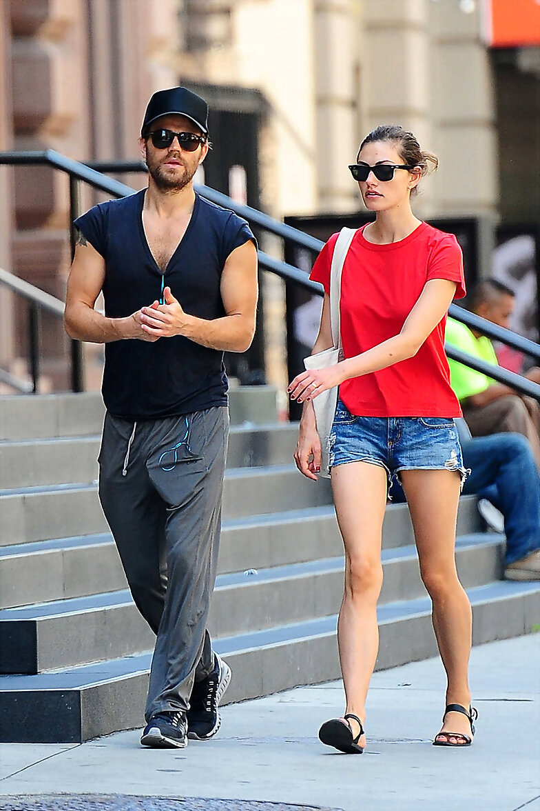 Phoebe Tonkin & Paul Wesley -New York July 7, 2016