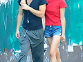 Phoebe Tonkin &amp; Paul Wesley -New York July 7, 2016