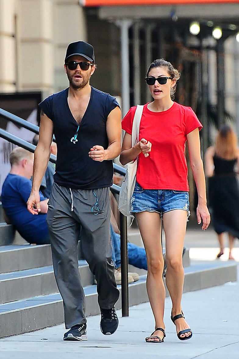 Phoebe Tonkin & Paul Wesley -New York July 7, 2016