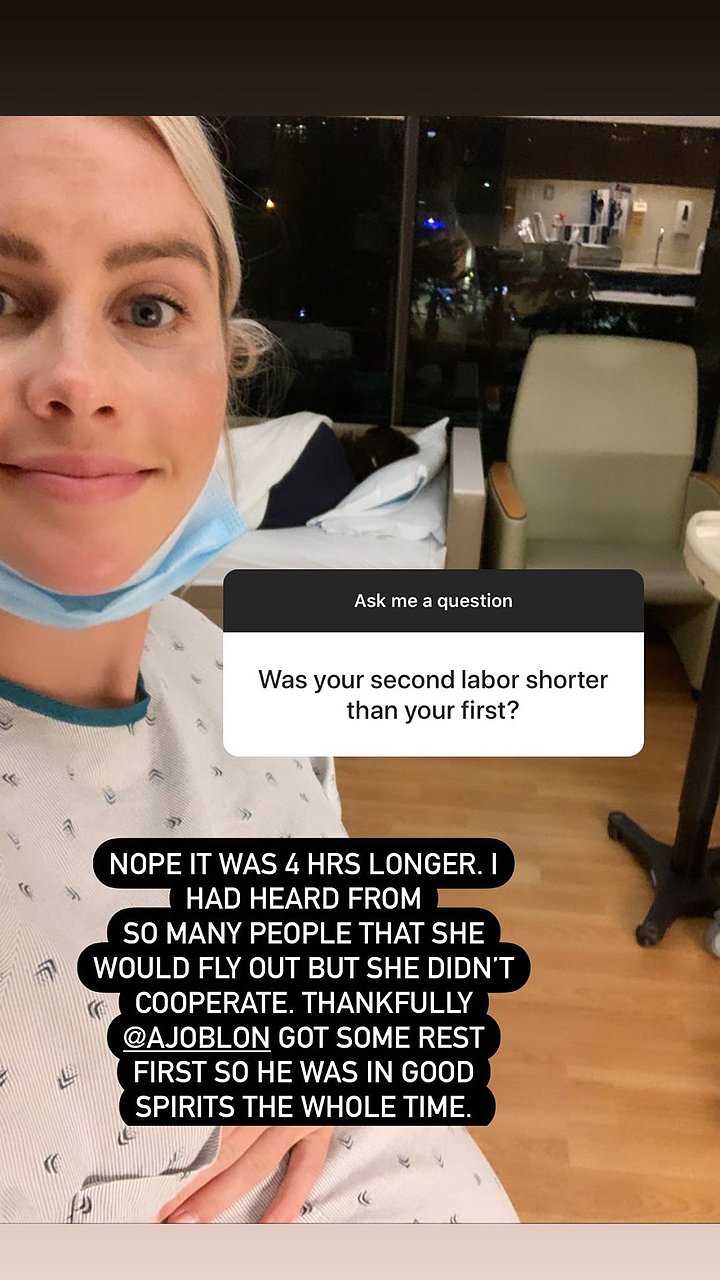 Claire Holt comparte como fue su segundo parto