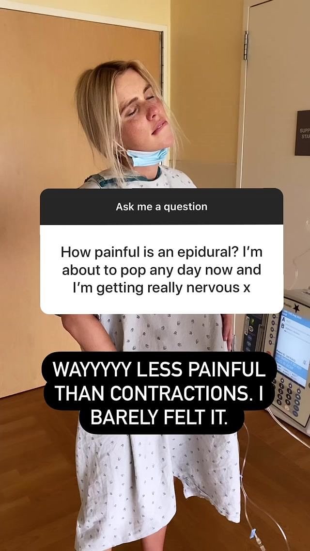 Claire Holt comparte como fue su segundo parto