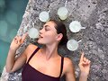 Phoebe Tonkin Matteau Swim &amp; Vogue Australia 2016