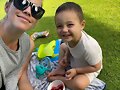 Claire Holt con su hijo James Holt Joblon | 2021