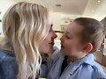 Claire Holt con su hijo James Holt Joblon | 2021