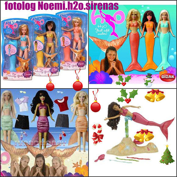 Muñeca H2O Sirena transformable Bizak