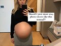 Claire Holt durante su embarazo | 2019