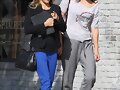 Phoebe Tonkin - Lunch at the Newsroom Cafe, Feb 25